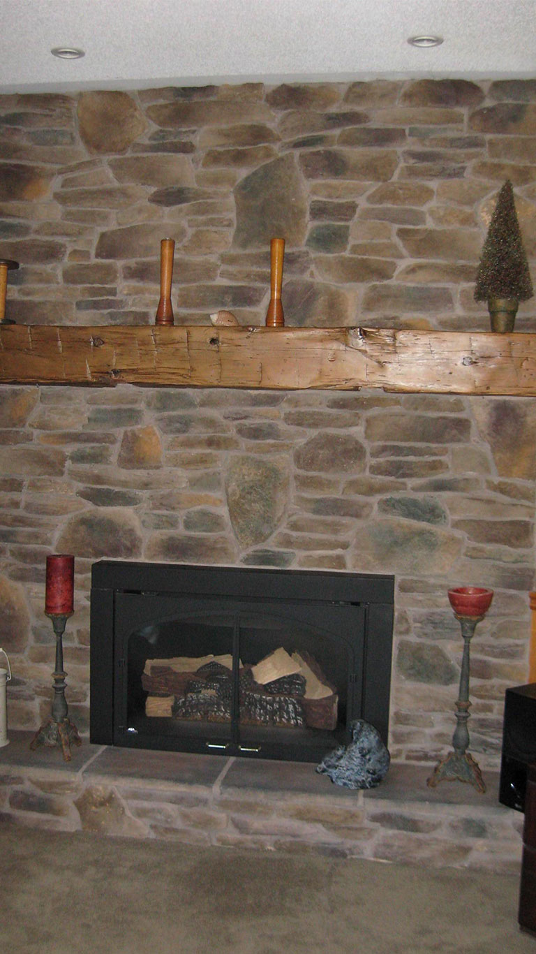 custom-built-fireplace