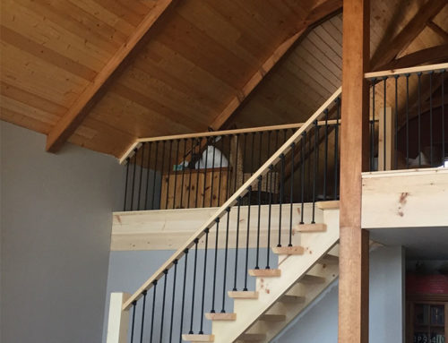 Live edge staircase