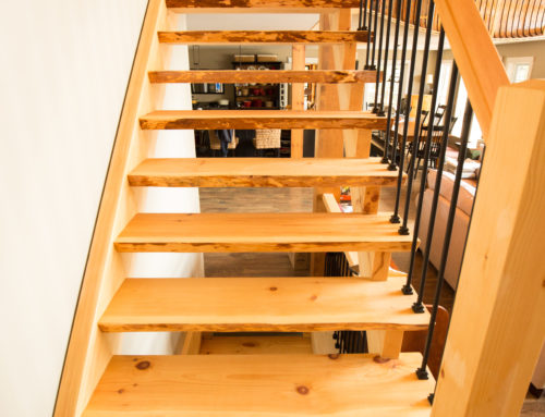 Live edge staircase